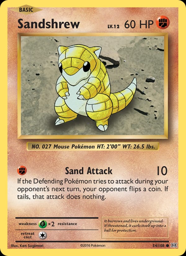 Sandshrew 054/108