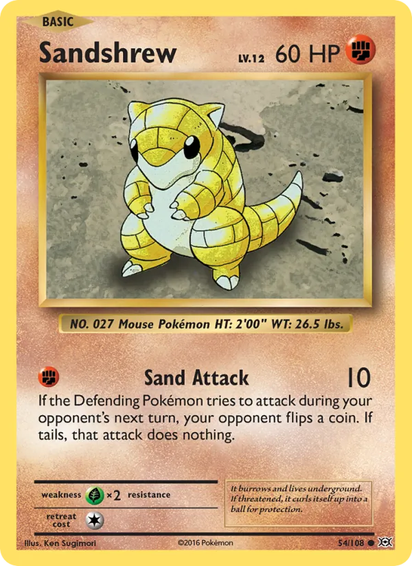 Sandshrew 54 – Non-holo