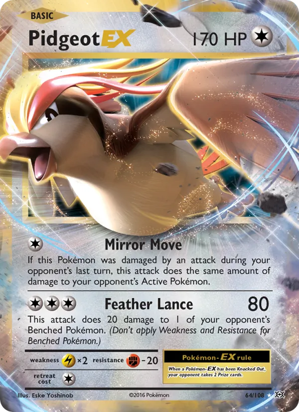 Pidgeot EX 64 – Non-holo