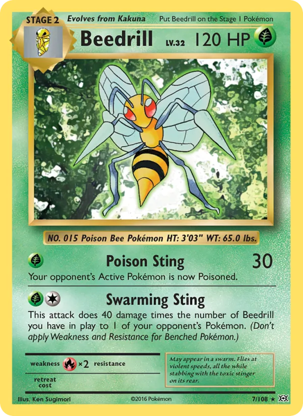 Beedrill 7 – Non-holo