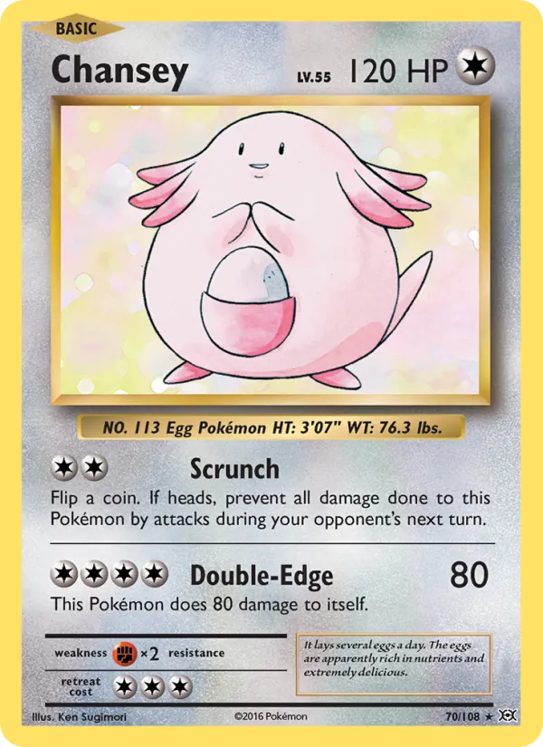 Chansey 70 – Non-holo