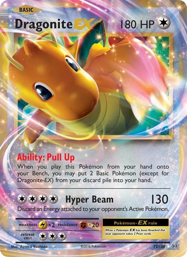 Dragonite EX 72 – Non-holo