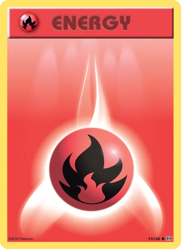 Fire Energy 92 – Non-holo