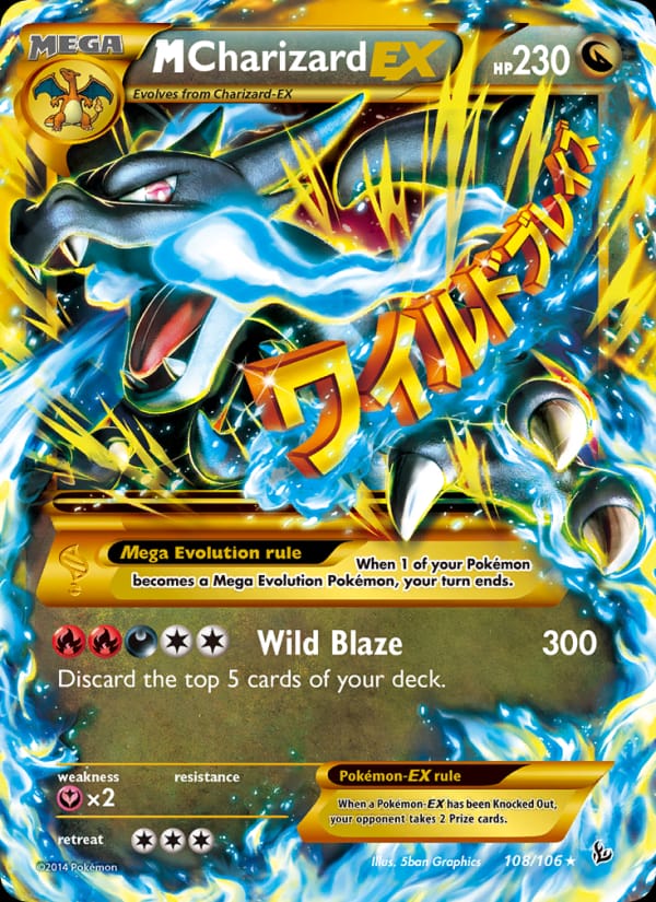 M Charizard EX 108/106