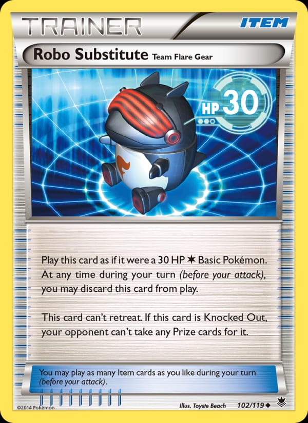 Robo Substitute Team Flare Gear 102/119