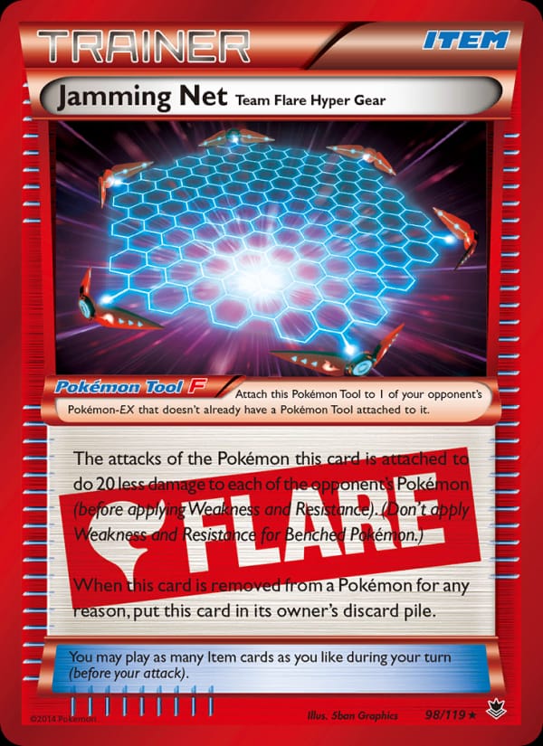 Jamming Net Team Flare Hyper Gear 098/119