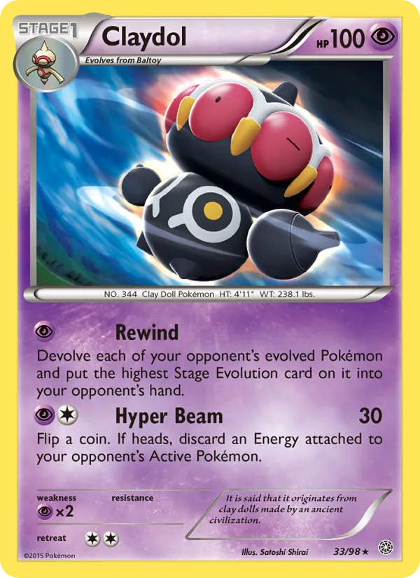 Claydol 33 – Non-holo