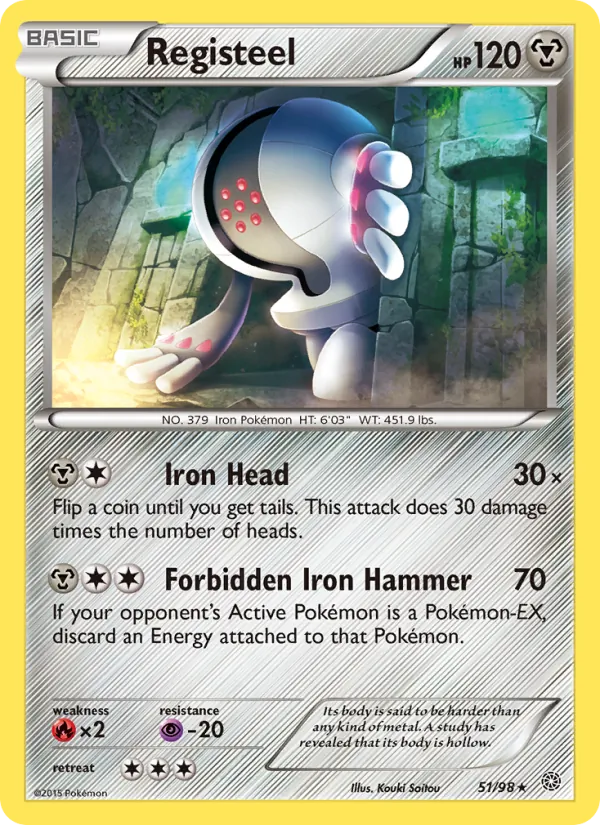 Registeel 51 – Non-holo
