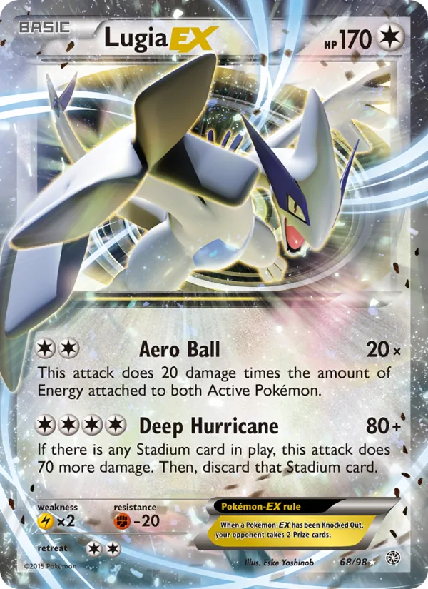 Lugia EX 68 – Non-holo