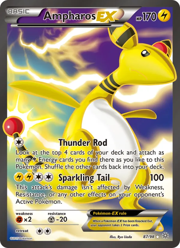 Ampharos EX 87 – Non-holo