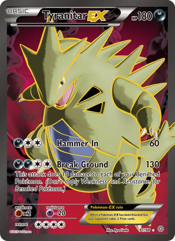 Tyranitar EX 91 – Non-holo