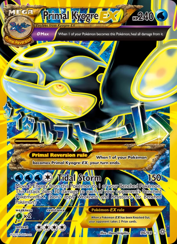 Primal Kyogre EX 096/098