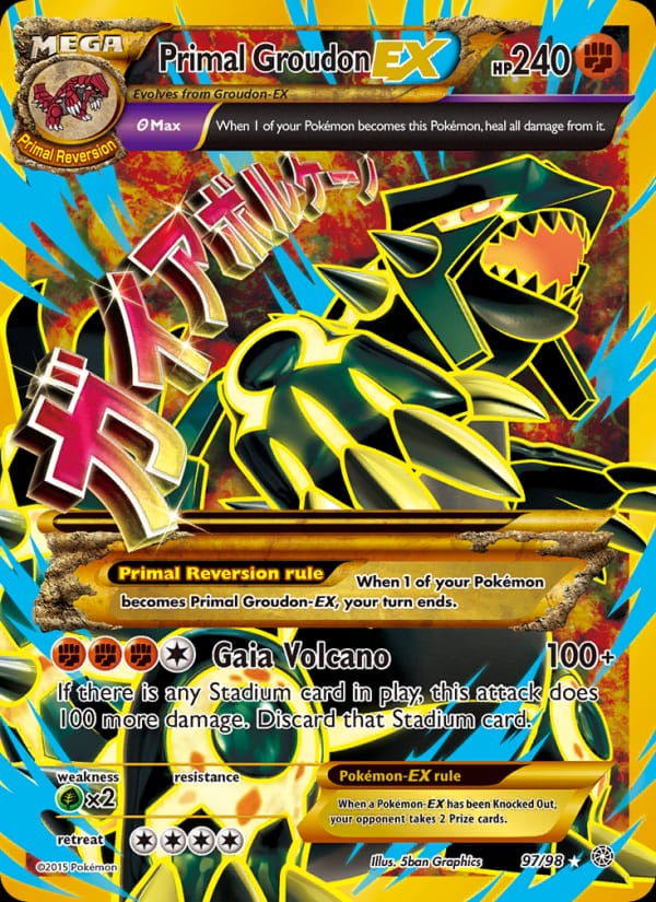Primal Groudon EX 097/098