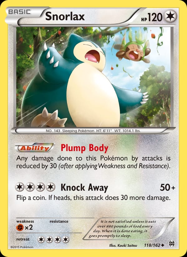 Snorlax 118/162