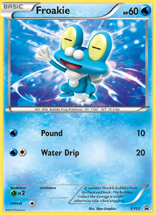 Froakie #XY03, XY Black Star Promos