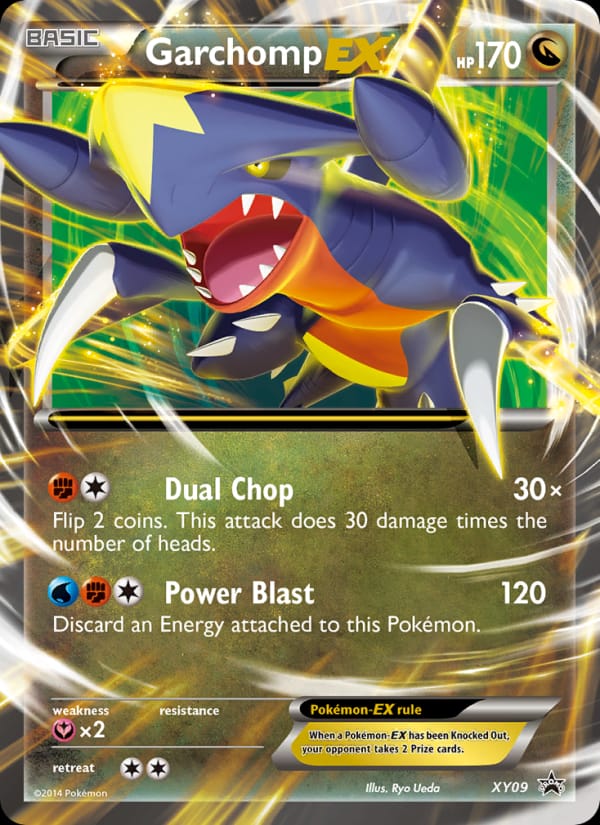Garchomp EX #XY09, XY Black Star Promos