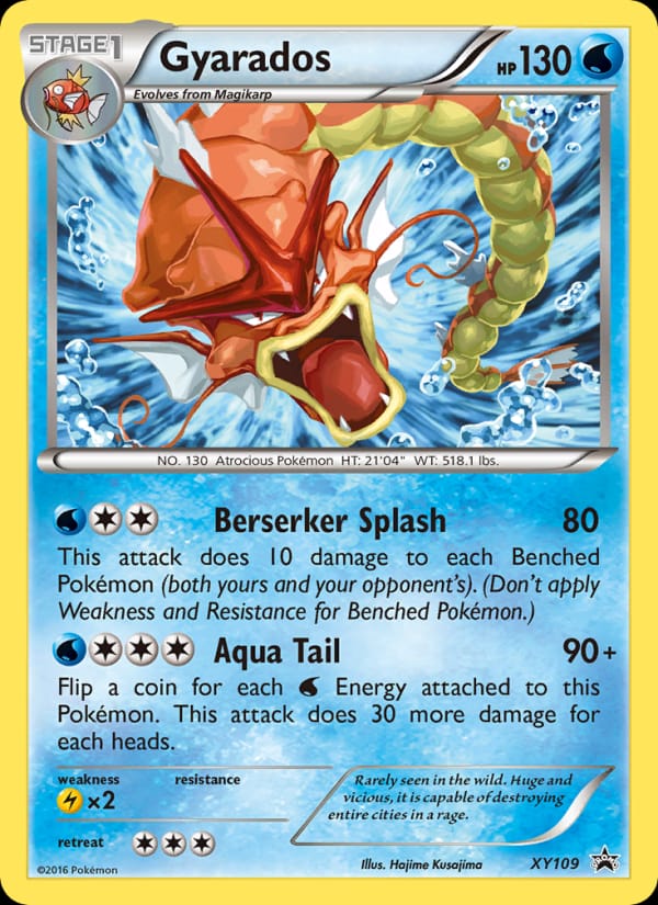 Gyarados #XY109, XY Black Star Promos