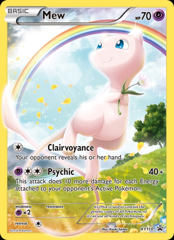 Mew #XY110, XY Black Star Promos