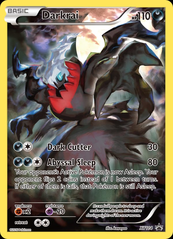 Darkrai #XY114, XY Black Star Promos