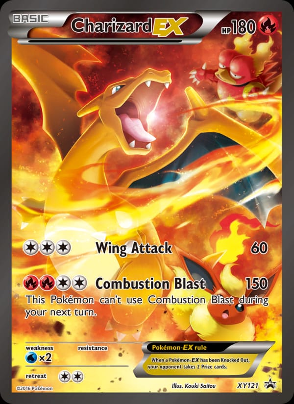 Charizard EX #XY121, XY Black Star Promos