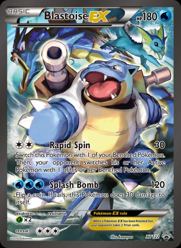 Blastoise EX #XY122, XY Black Star Promos