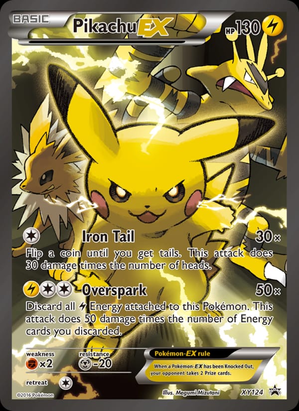 Pikachu EX #XY124, XY Black Star Promos