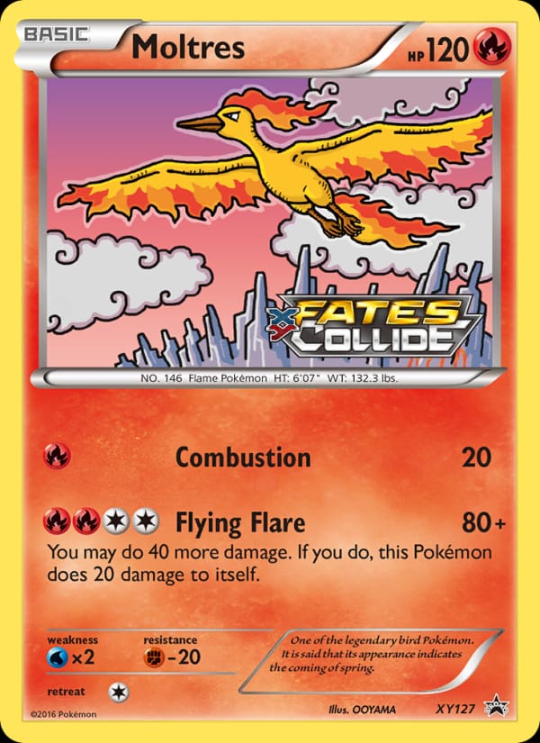 Moltres #XY127, XY Black Star Promos