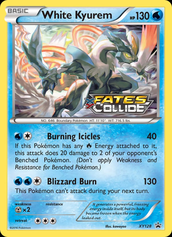 White Kyurem #XY128, XY Black Star Promos
