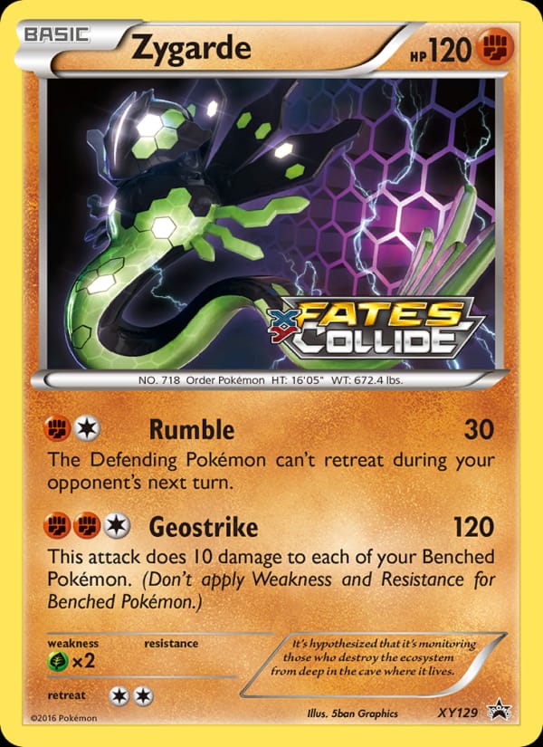Zygarde #XY129, XY Black Star Promos