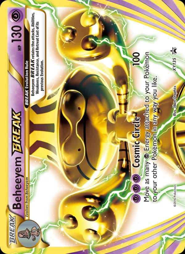 Beheeyem BREAK #XY135, XY Black Star Promos