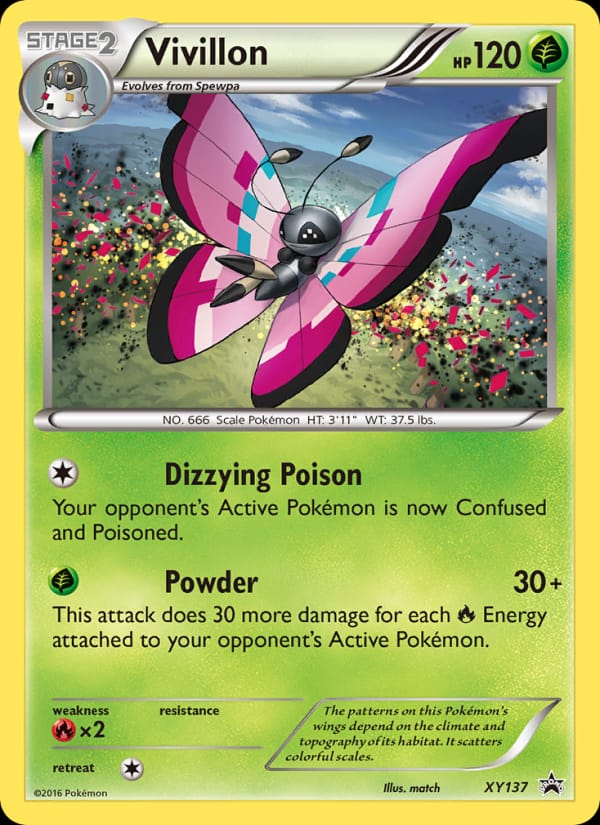 Vivillon #XY137, XY Black Star Promos