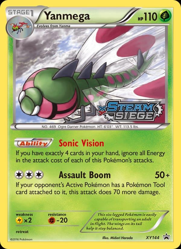 Yanmega #XY144, XY Black Star Promos