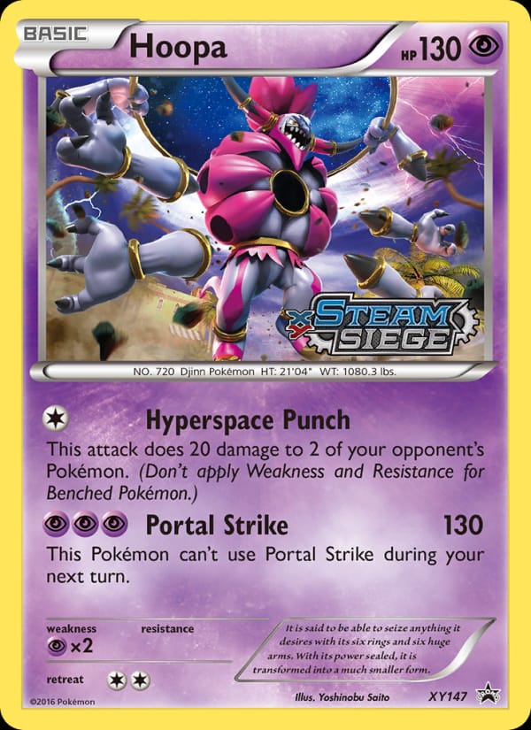 Hoopa #XY147, XY Black Star Promos