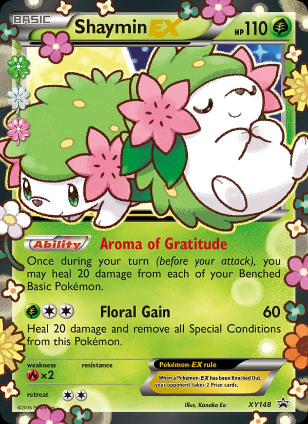 Shaymin EX #XY148, XY Black Star Promos