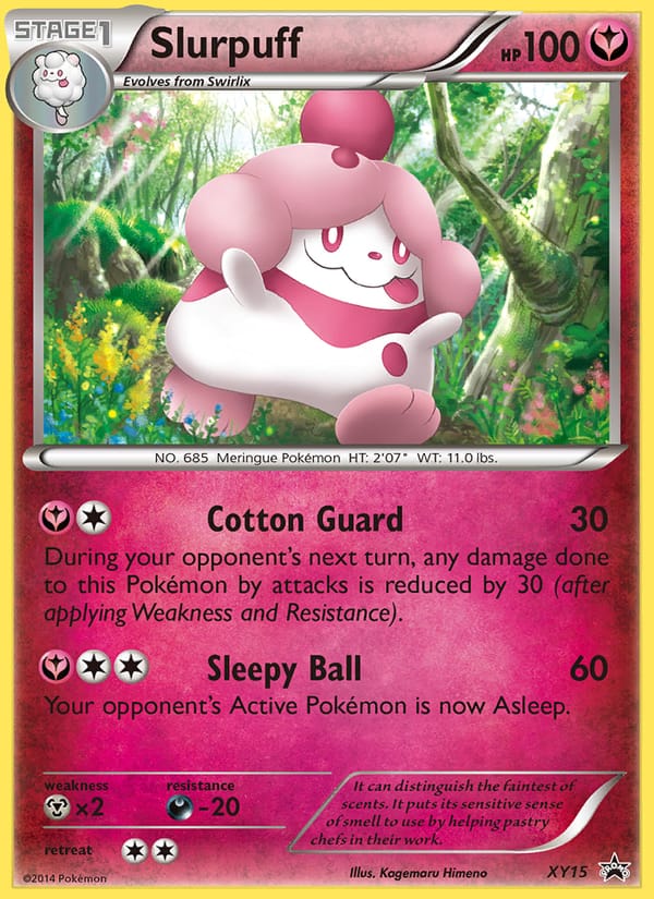 Slurpuff #XY15, XY Black Star Promos