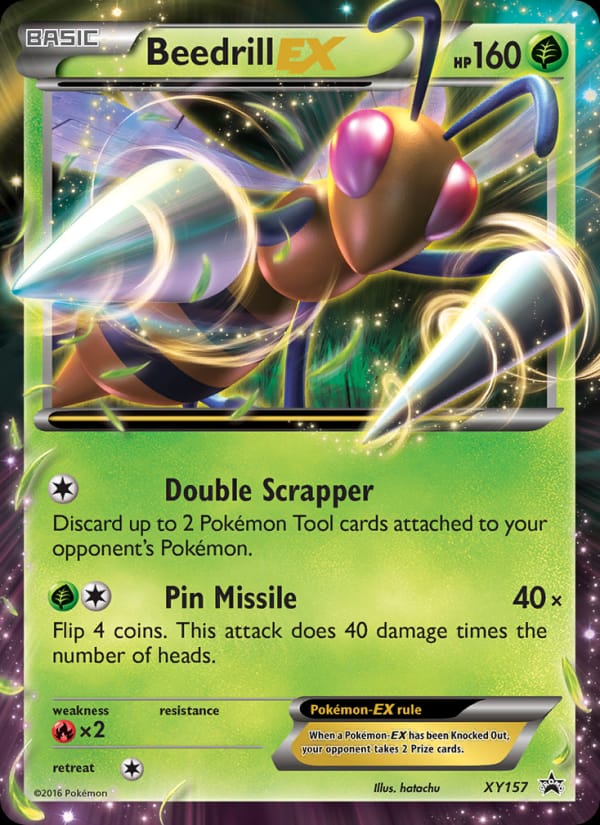 Beedrill EX #XY157, XY Black Star Promos
