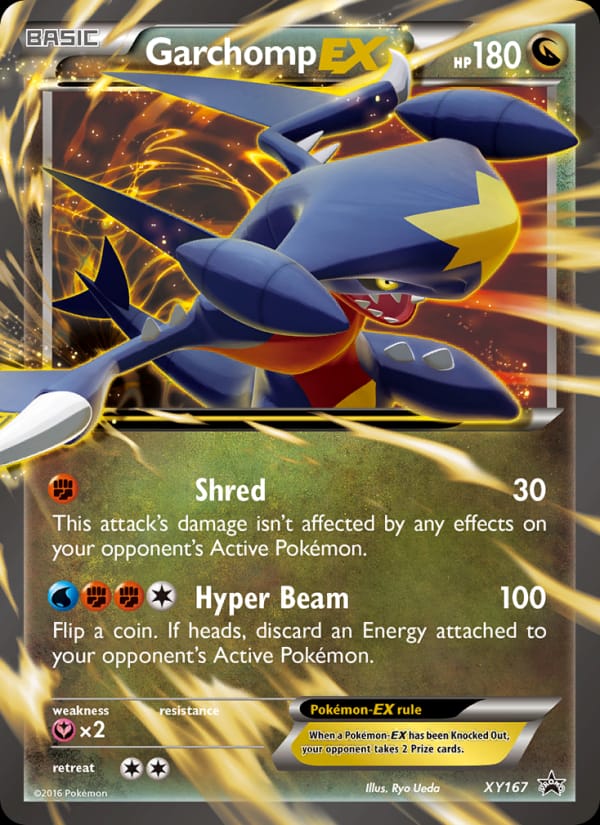 Garchomp-EX #XY167, XY Black Star Promos