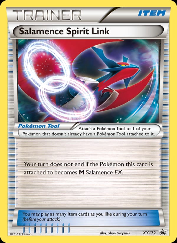 Salamence Spirit Link #XY172, XY Black Star Promos