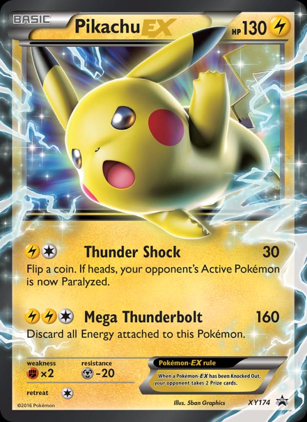 Pikachu-EX #XY174, XY Black Star Promos