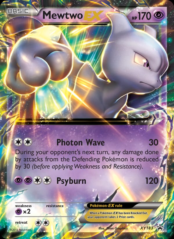 Mewtwo-EX #XY183, XY Black Star Promos
