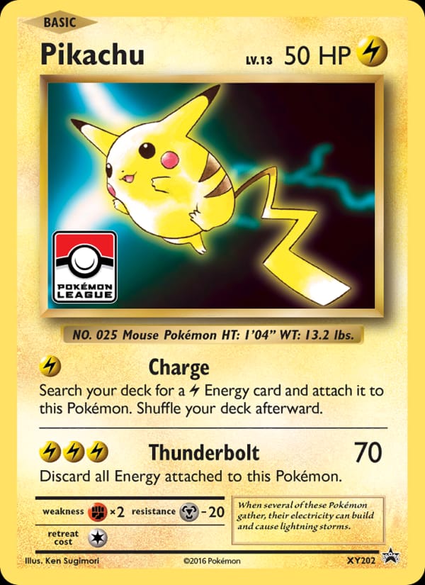 Pikachu #XY202, XY Black Star Promos