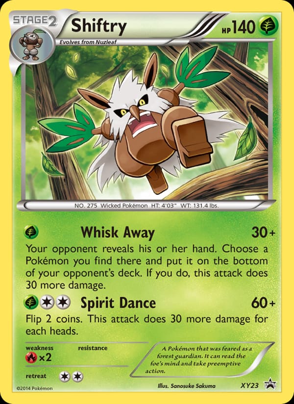 Shiftry #XY23, XY Black Star Promos
