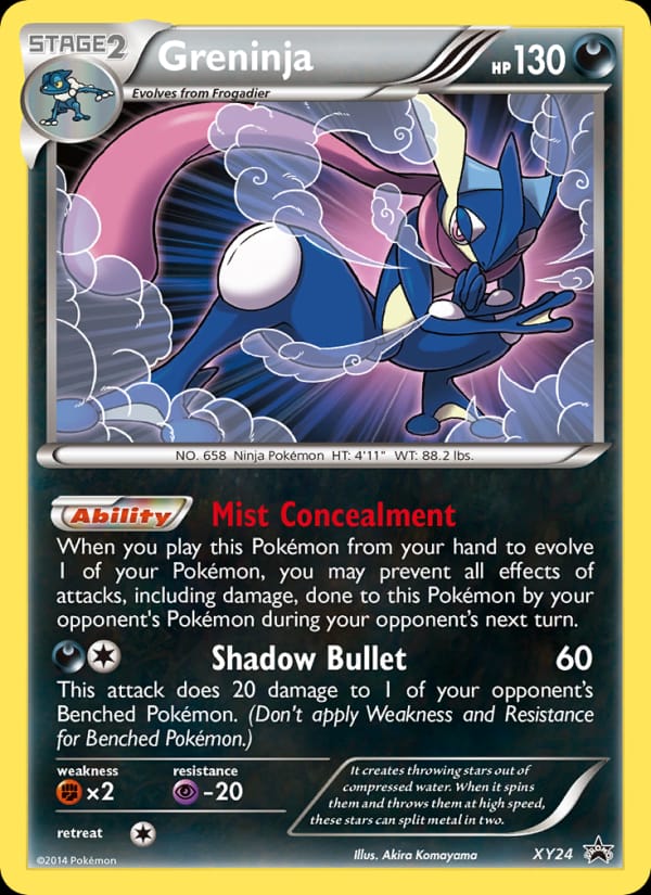 Greninja #XY24, XY Black Star Promos