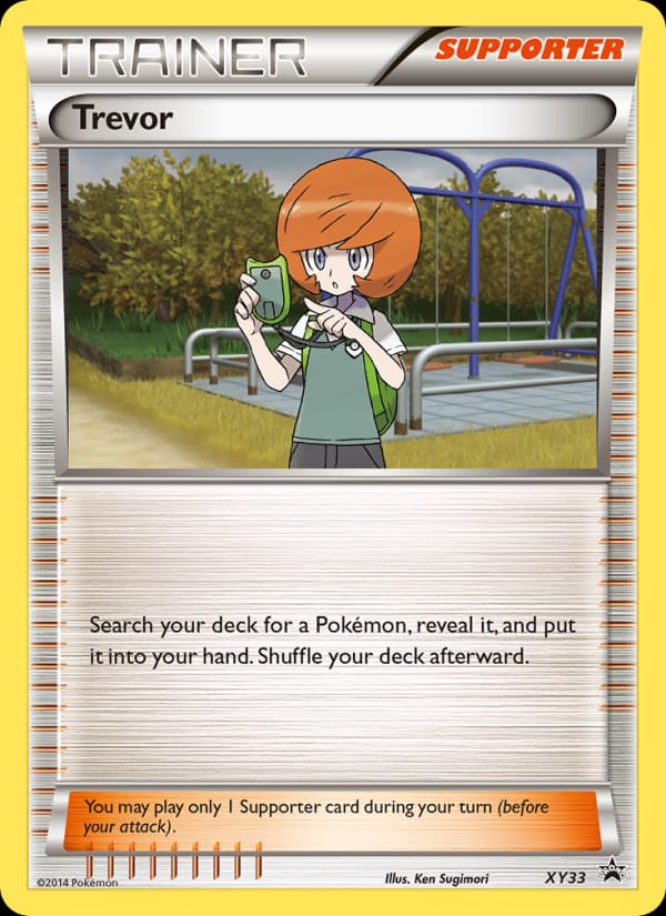 Trevor #XY33, XY Black Star Promos