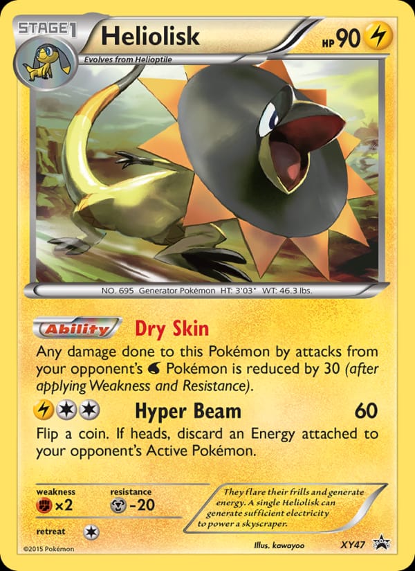 Heliolisk #XY47, XY Black Star Promos