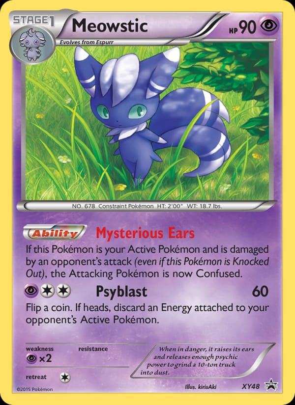 Meowstic #XY48, XY Black Star Promos