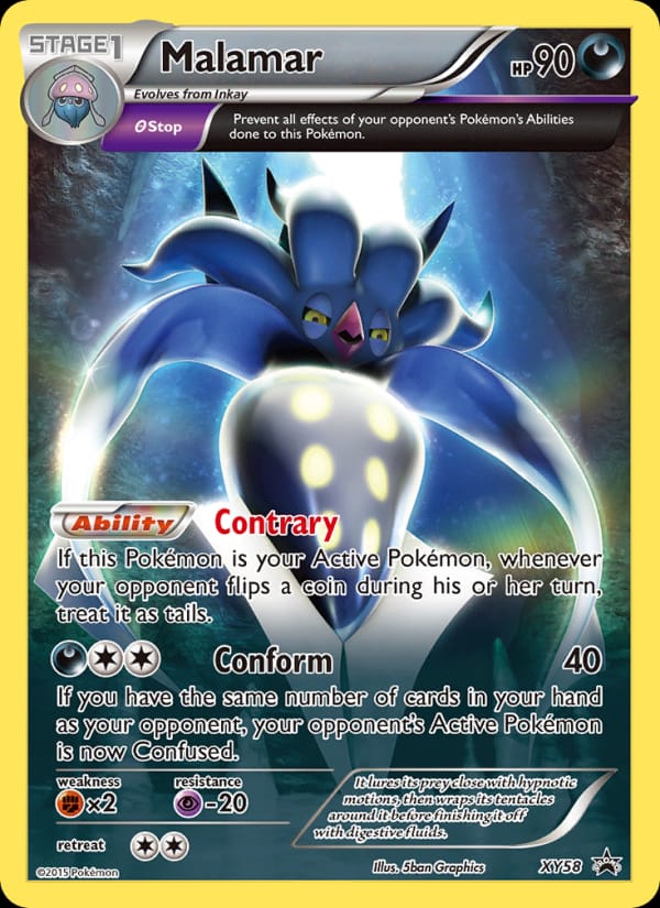 Malamar #XY58, XY Black Star Promos
