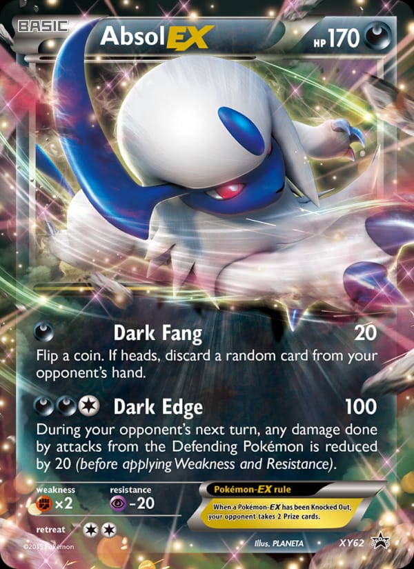 Absol EX #XY62, XY Black Star Promos