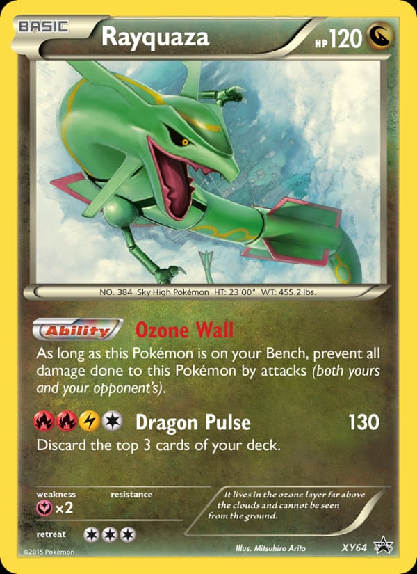 Rayquaza #XY64, XY Black Star Promos