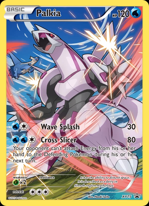 Palkia #XY75, XY Black Star Promos